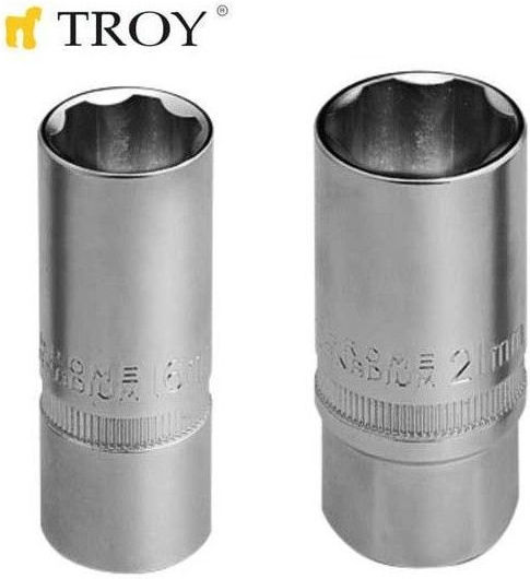 Troy Карудаки Шестограм с Каре Приемник 1/2" Диаметър 1/2" 1бр