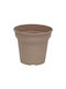 Micplast Daiquiri Pot Plastic Taupe 30x30x26cm.