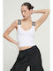 Karl Lagerfeld Women's Athletic Blouse White