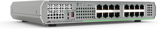 Allied Telesis AT-GS910/16 Unmanaged L2 Switch με 16 Θύρες Gigabit (1Gbps) Ethernet