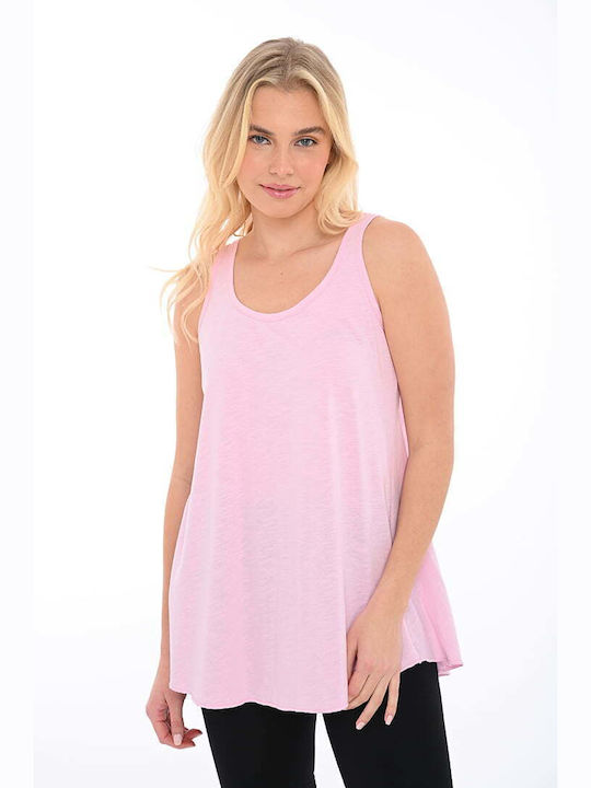Bodymove Women's Blouse Dress Pink