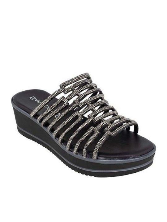 Fild Barocco Evia 41510 Black Women's Anatomical Summer Sandals