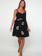 Vamp Summer Dress Black