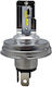 Lamps Car H4 Canbus LED 5000K Cold White 12V / 24V 50W 1pcs