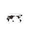 Decorative Sticker, Self-adhesive, World Map With Continents, Black, Original Deals