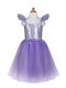 Carnival Kids Costume Princess Purple Sequins