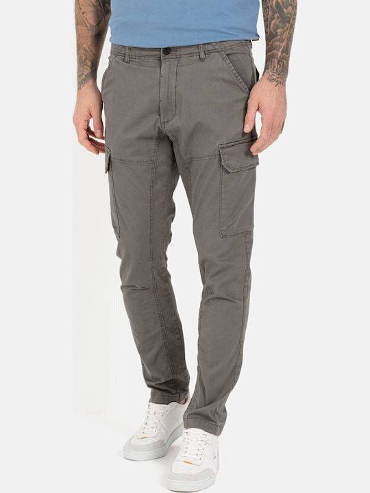 Trousers Cargo Elastic Gray