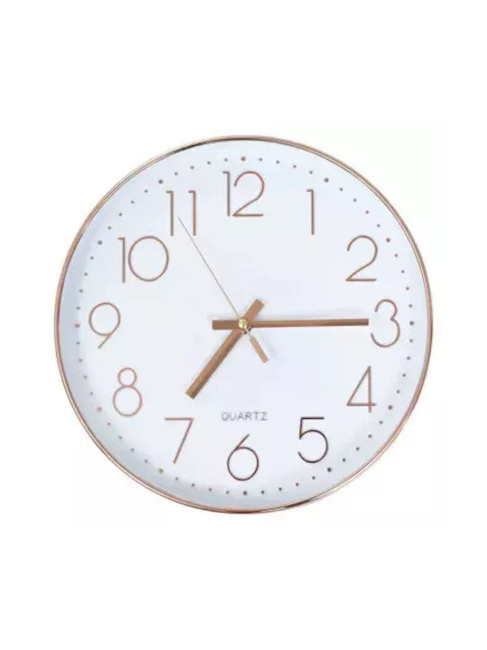 Viosarp Ρολόι Τοίχου Λευκό 30cm