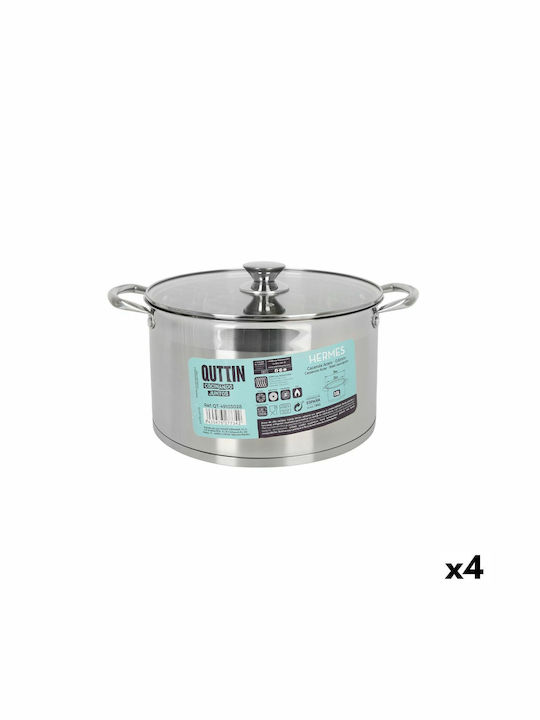 Quttin Deep Stainless Steel Pot 10lt /