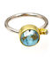 Elor Damen Ring aus Silber Vergoldet