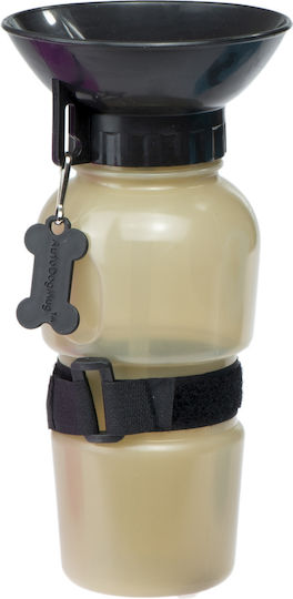 Sticlă Apă pentru Câine 500ml în Culoare Negru