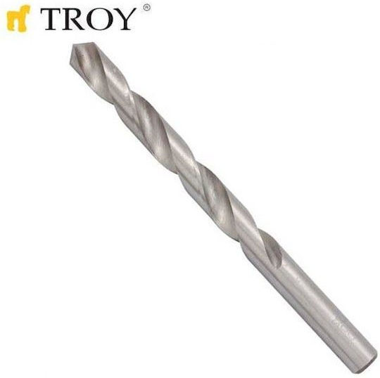 Troy Свредло HSS Титаниева с Цилиндрична Опашка за Метал