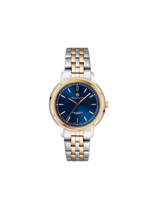 Gant Uhr mit Blau Metallarmband