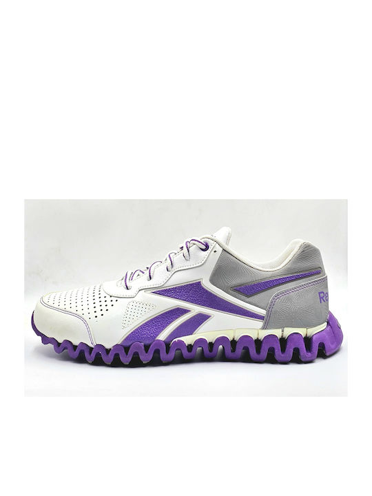 Reebok Sportschuhe Laufen White / Tin Grey / Major Purp