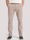 Trousers Chino Elastic in Regular Fit Greige