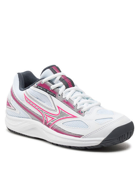 Mizuno Break Shot 4 Ac Femei Pantofi Tenis Albi