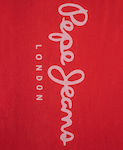 Pepe Jeans Red Cotton Beach Towel
