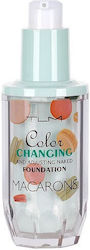 Fond de ten, Tlm, Macarons, schimbare de culoare, verde, 35 ml