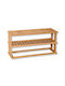 Kesper 58806 Wall Mounted Bathroom Shelf Wooden with 2 Shelves 55x20x27cm