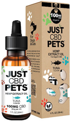 Just CBD Cannabis Oil for Dogs and Cats for Anxiety & Stress Management