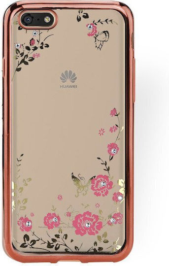 Forcell Back Cover Σιλικόνης Ροζ Χρυσό (Huawei Y5 2018 / Honor 7S)