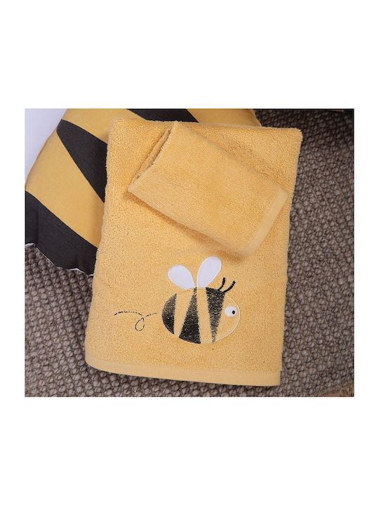 Nef-Nef Set of baby towels 2pcs Bee Yellow 035143