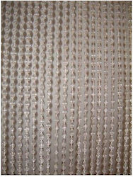 Διάφανο Plastic Door Curtain Transparent 120x220cm E-1610-2