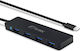 Fantec USB 3.0 Hub With 4 Ports And USB-C USB-A Connection