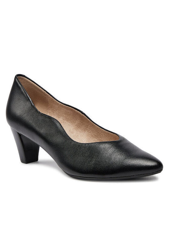 Caprice Black Heels