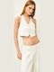 Souvenir Women's Vest Fabric Regular V35a0334-bn100 Panna Cream V35a0334-bn100