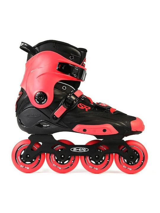Micro Super Inline Αυξομειούμενα Rollers Κόκκιν...