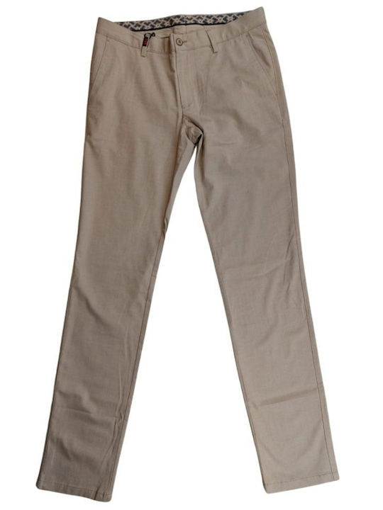 Παντελόνι Chinos Μπεζ Unipol S 30-67 Beige 05