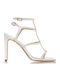 Sandalen aus Lackleder Weiß