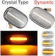 Diederichs Πλαϊνά Φλας Φτερού Για Toyota Avensis / Hilux / Celica / Prius / Corolla Led Dynamic Λευκά 2 Τεμάχια / Ca-012217
