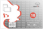 Typotrust Φάκελος Τύπου Σακούλα με Αυτοκόλλητο 1τμχ 185x260εκ. σε Λευκό Χρώμα TP3023-10