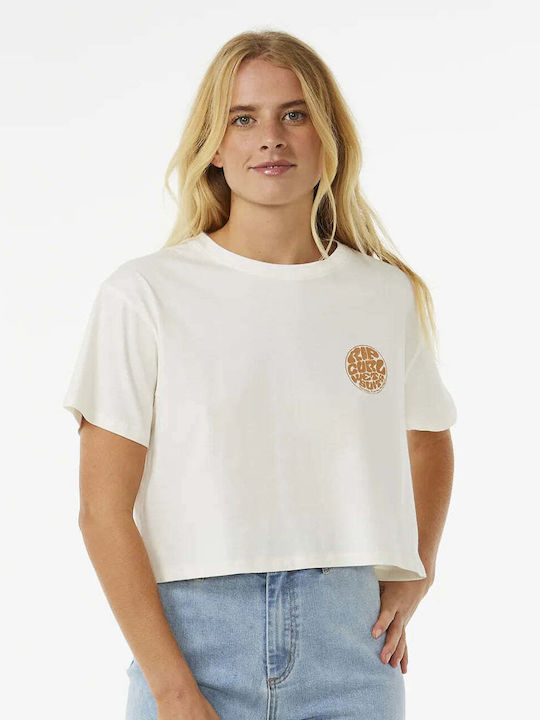 Rip Curl Women's Crop T-shirt Bone
