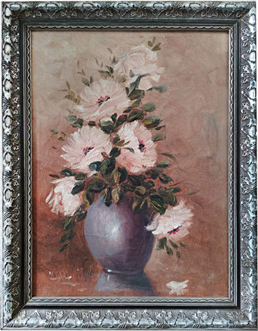 Gemälde auf Leinwand 272x47cm