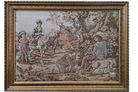 Reiten Gemälde auf Leinwand 80x60cm