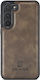 Θήκη Samsung Galaxy S24 5g Dg.ming Pu Leather Sockproof Series Πλάτη Από Σκληρό Πλαστικό Με Επένδυση Δερματίνης Καφέ Σκούρο