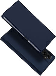 Θήκη Samsung Galaxy A05s Dux Ducis Skin Pro Series Με Βάση Στήριξης, Υποδοχή Καρτών Και Μαγνητικό Κούμπωμα Flip Wallet Από Συνθετικό Δέρμα Και Tpu Μπλε