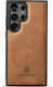 Θήκη Samsung Galaxy S24 Ultra 5g Dg.ming Pu Leather Sockproof Series Πλάτη Από Σκληρό Πλαστικό Με Επένδυση Δερματίνης Καφέ