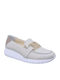 Δερμάτινα Γυναικεία Μοκασίνια Off White