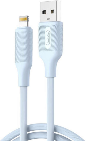 XO USB-A to Lightning Cable Μπλε 1m (16.005.0320)