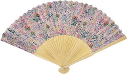 Polychrome Wooden Carnival Fan