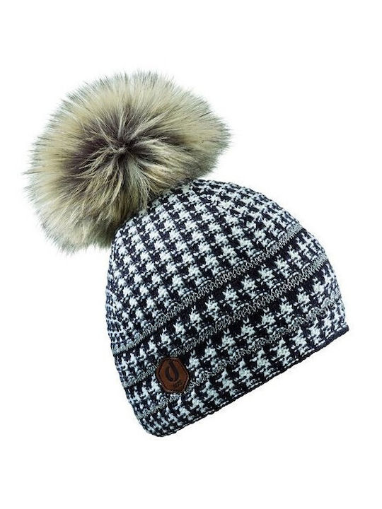 Beanie Frauen Beanie Gestrickt in Schwarz Farbe