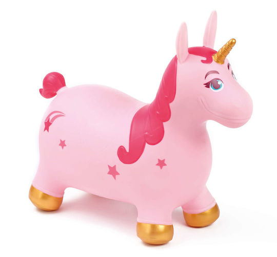 Ludi Hop Hop Unicorn Pink 53cm.