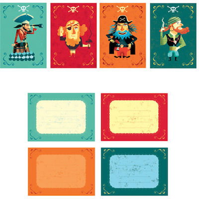 Djeco Invitation Pirates 1pcs 04774