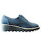 Clarks Sharon Noel Wildleder Damen Oxfords in Blau Farbe