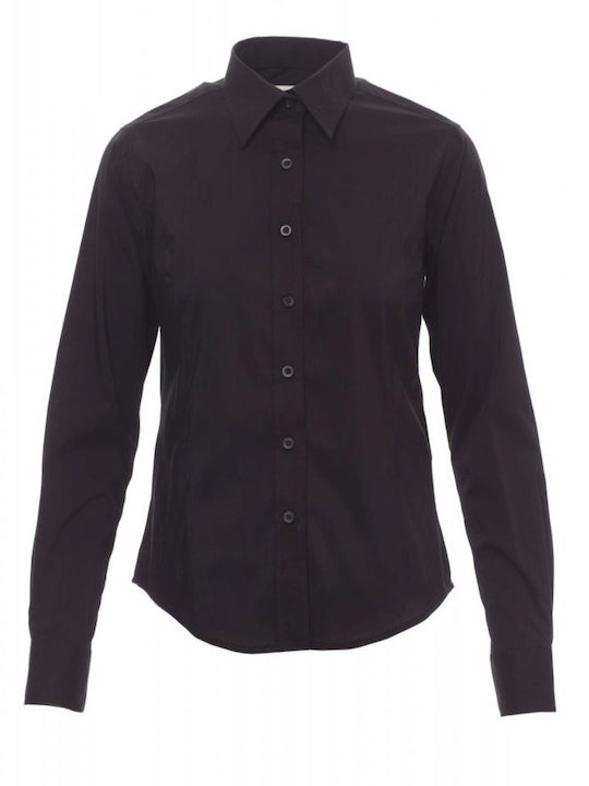 Stenso Long-sleeve Shirt Work Black