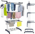 Folding Floor Clothes Drying Rack